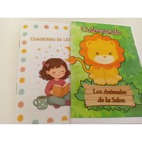 Mini libros, cuento- colorear