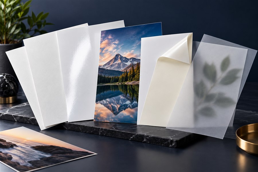 Impresiones en distintos papeles
